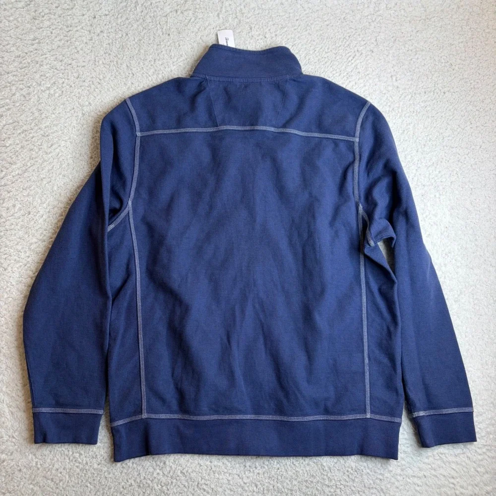 NEW Tommy Bahama Mens Montego Bay Full Zip Jacket Island Navy ST227714 L